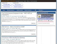 Tablet Screenshot of nationalinsuranceblog.com